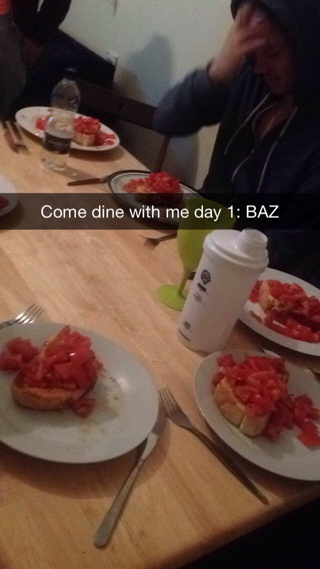 Baz's 'Tomatoes on Toast'