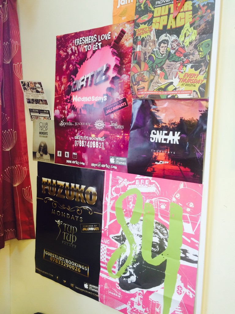 At least the posters make good wall decorations