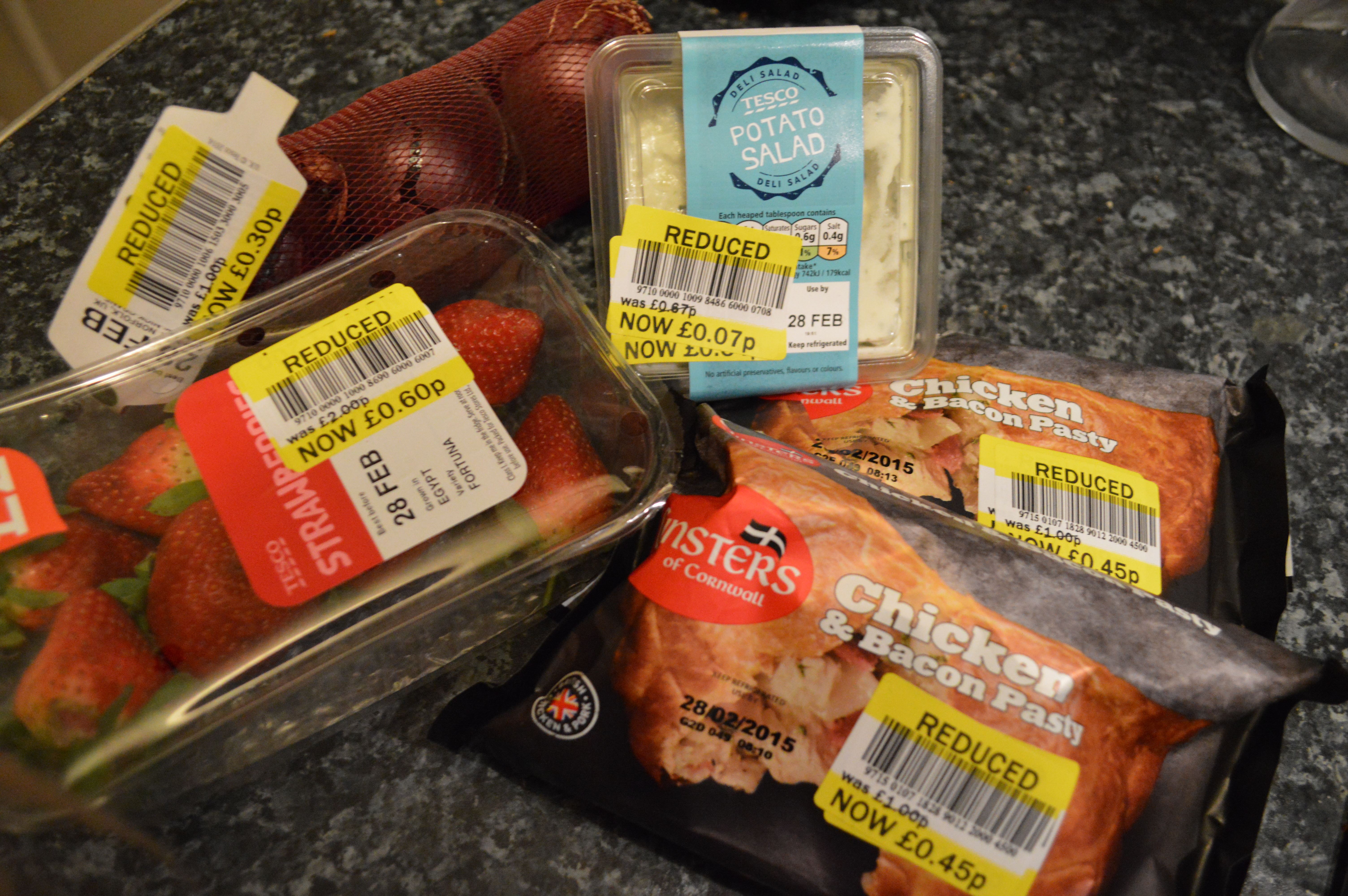 Is it possible to live only off reduced food for a week?