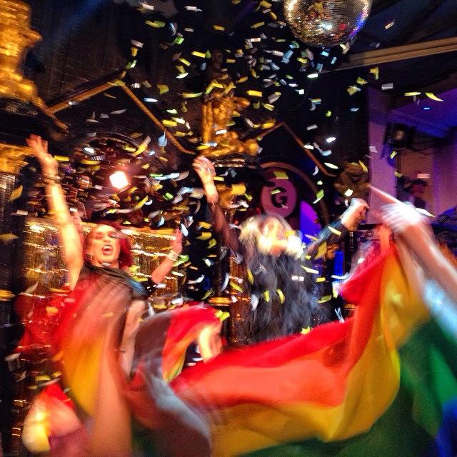 Celebrations in Dublin on the night of results