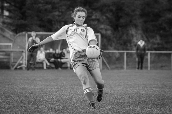 Clare played passionately for local GAA team Drumragh Sarsfields