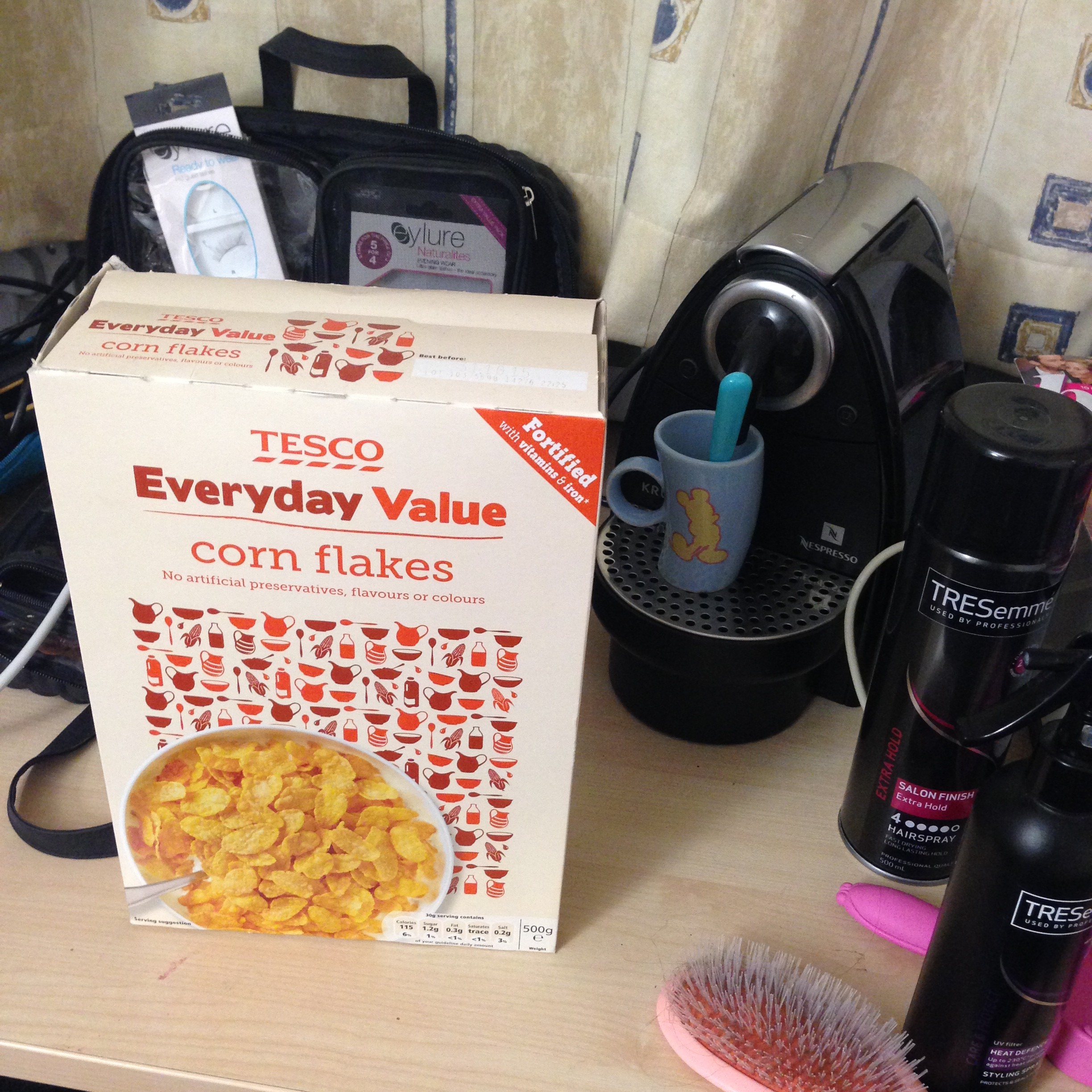 even tesco value isn't safe. (so the nespresso machine definitely isn't)