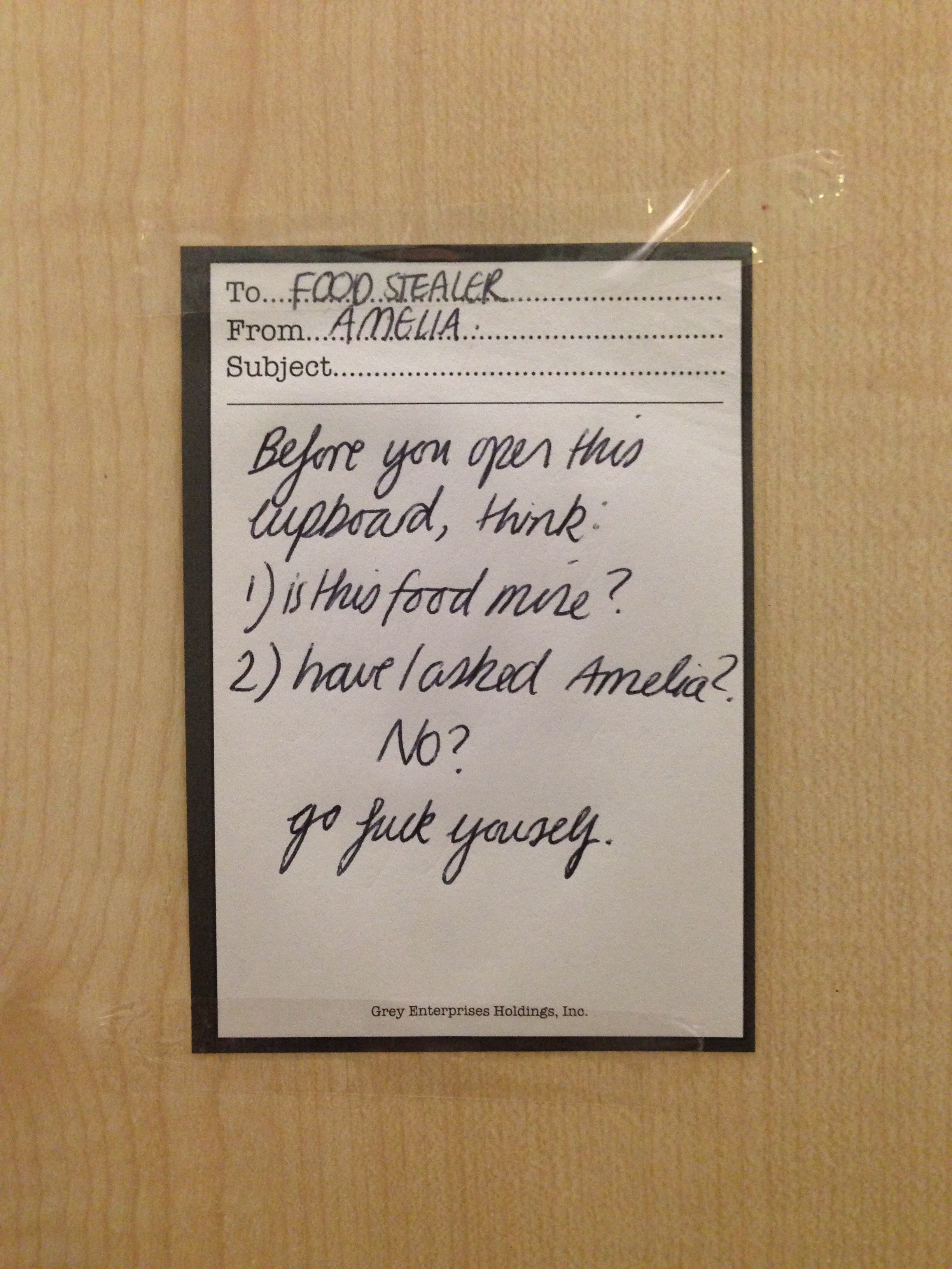 curses are fine when written in cursive.