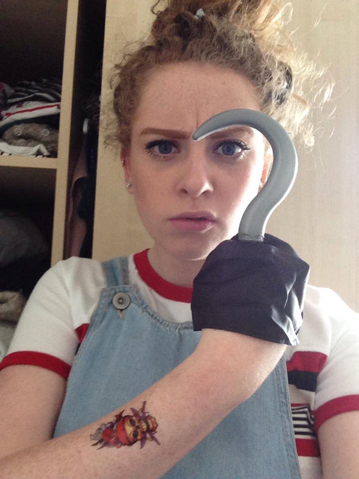 didn't really think it through that now i'm walking round with a pirate tattoo.