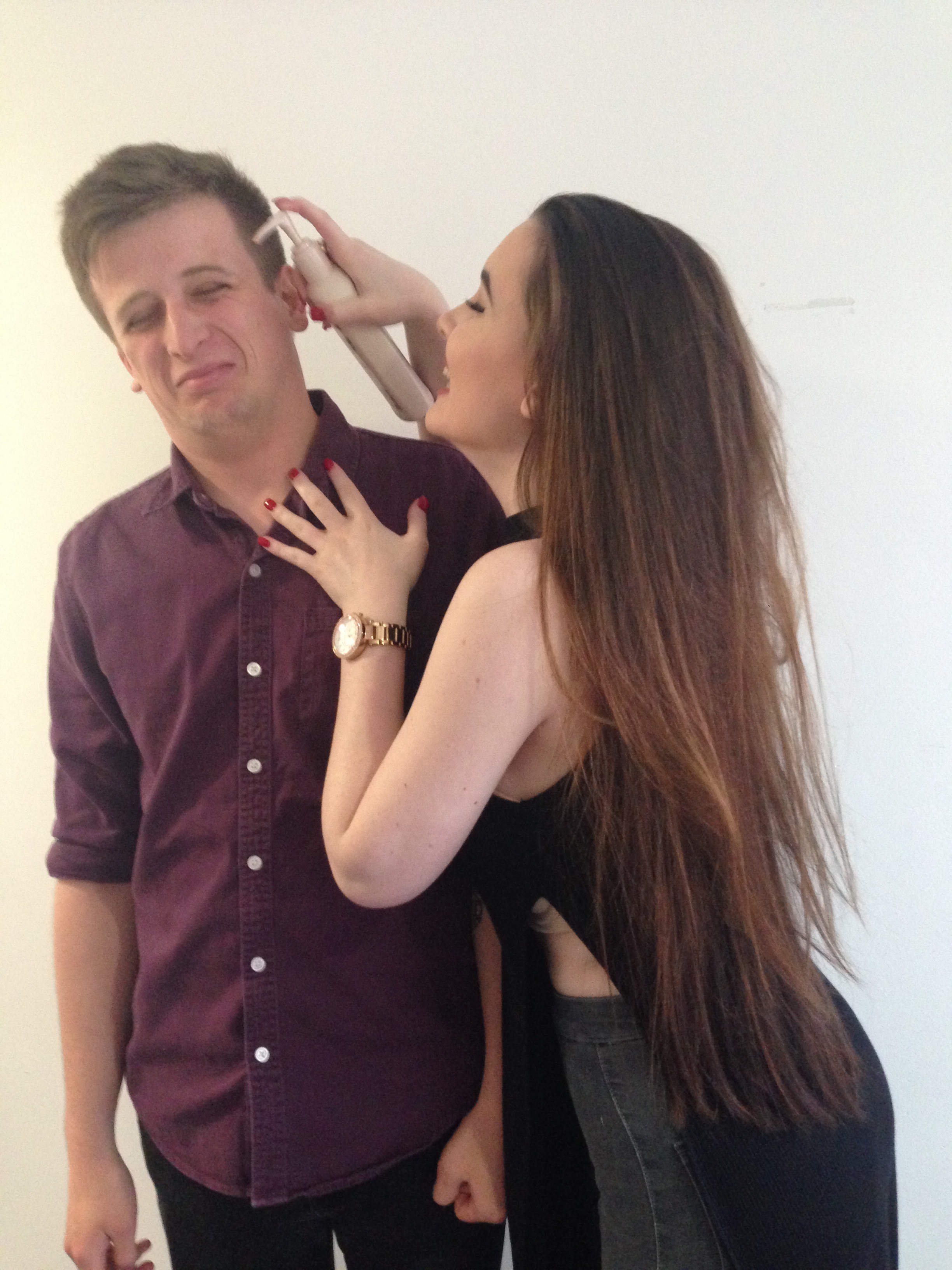 YOU LOOK A BIT PASTY, LET ME FAKE TAN YOU