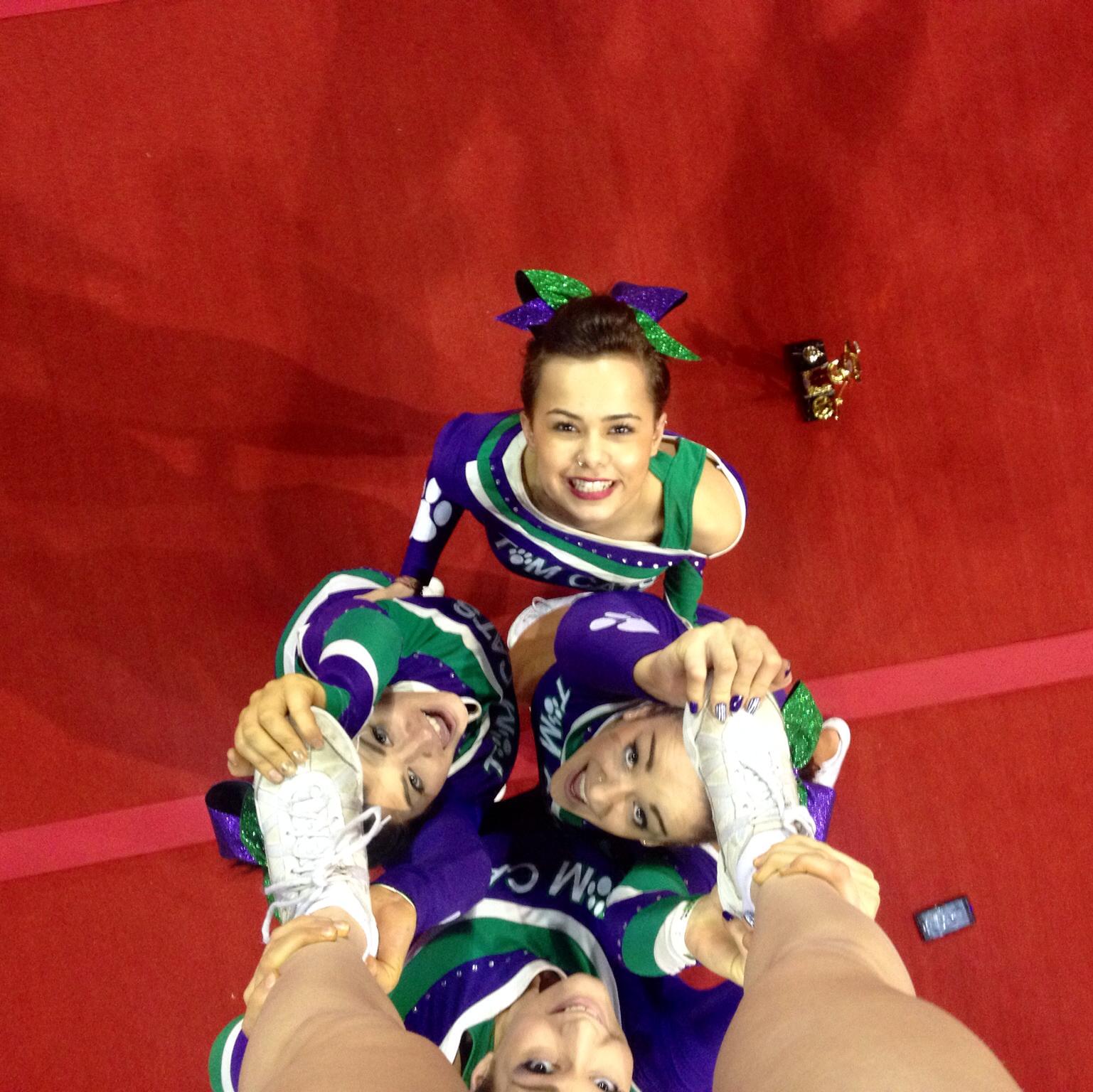 Royal Holloway Cheerleading team.