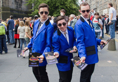 how to avoid taking a promo flyer hand out flyers or fliers