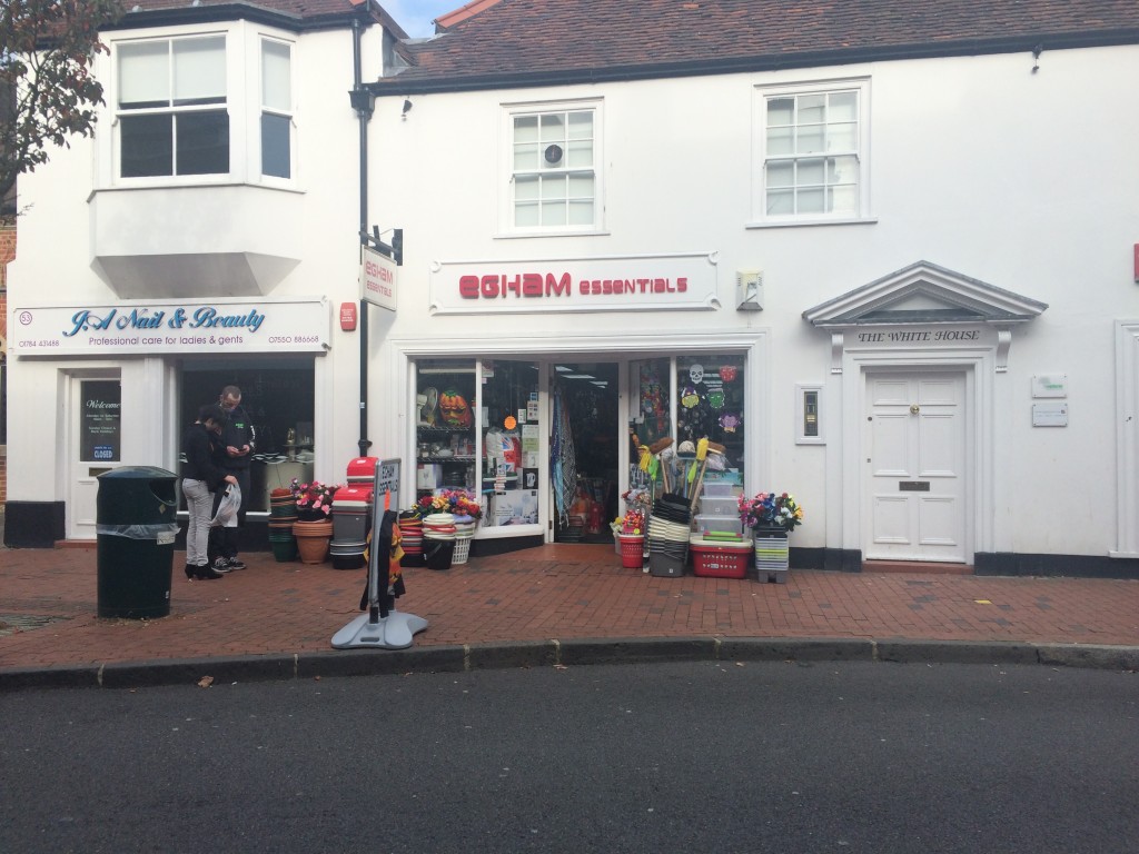 The shop is visible from miles away!
