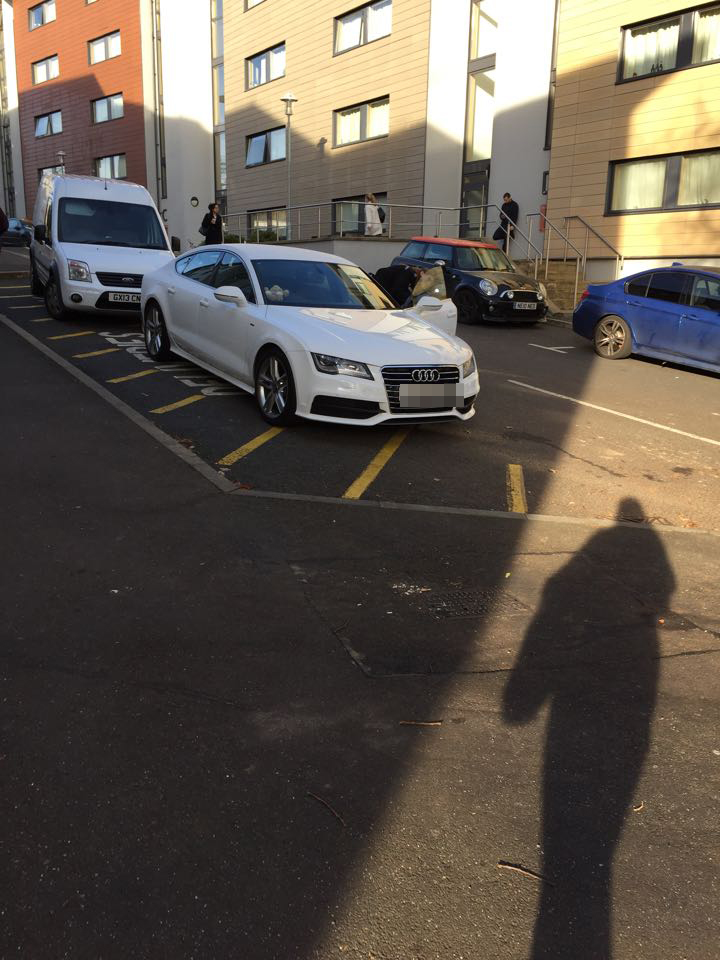 Police were examining the car this morning