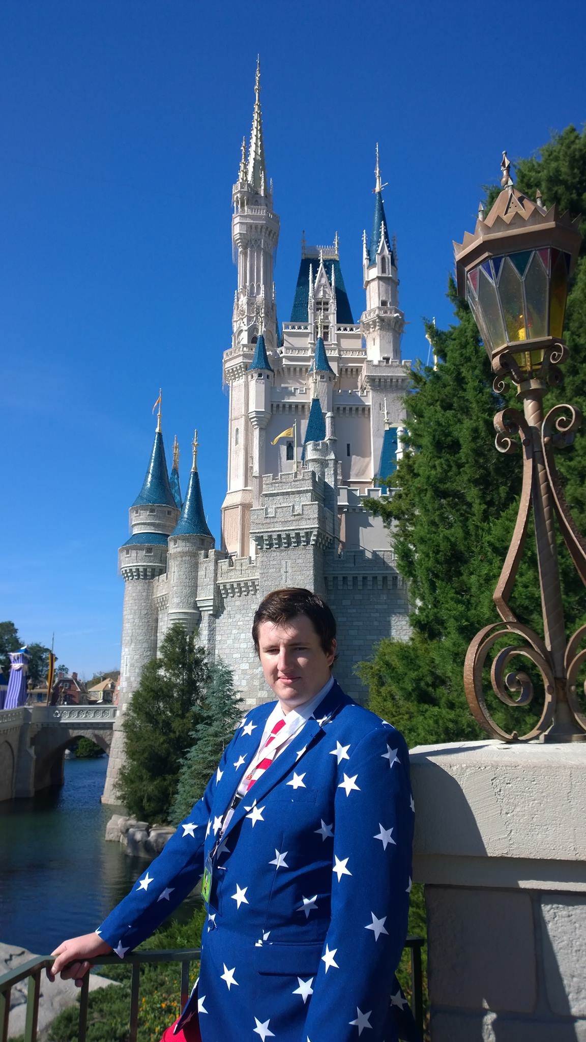 If you're going to Disney you should probably wear an American Flag suit no?