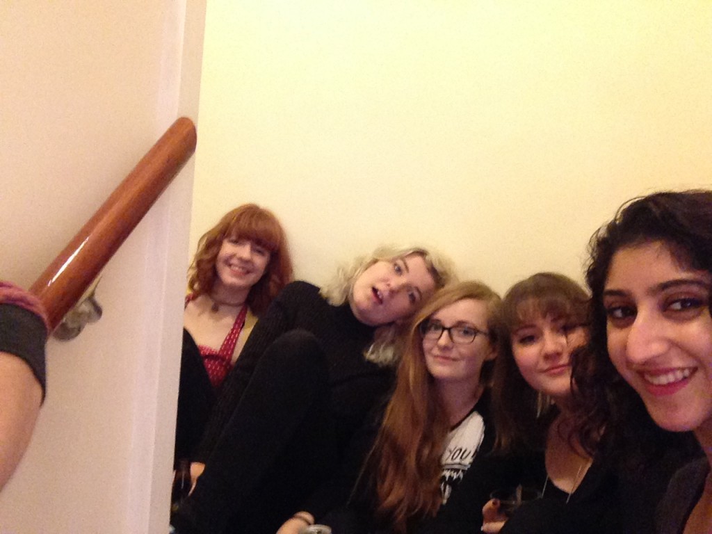 why fight when you can drink and take group selfies