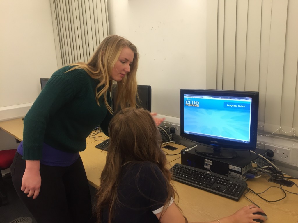 "you are using up valuable study space playing club penguin"