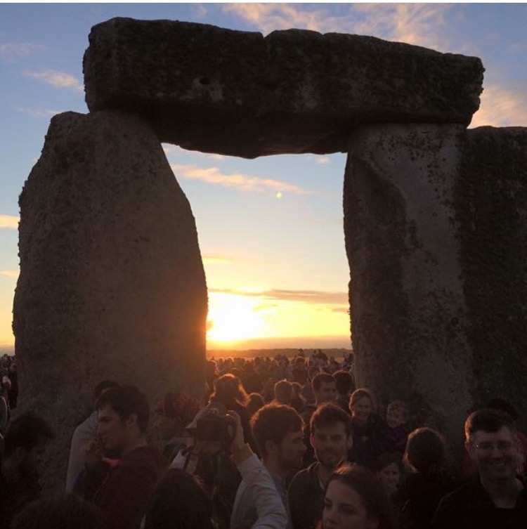 The world famous Solstice sunrise
