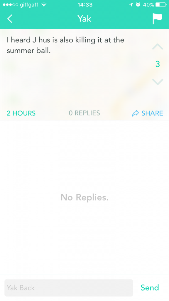 he's not though is he