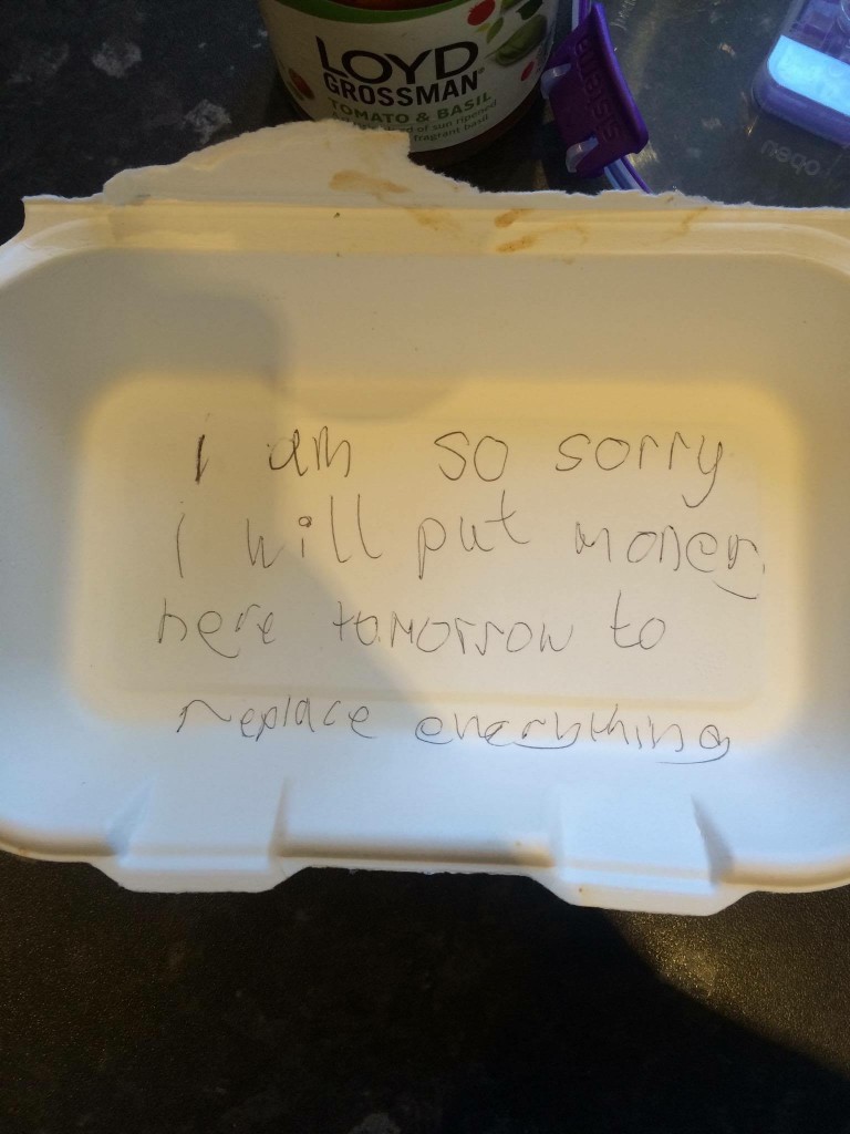 It's too late to apologise