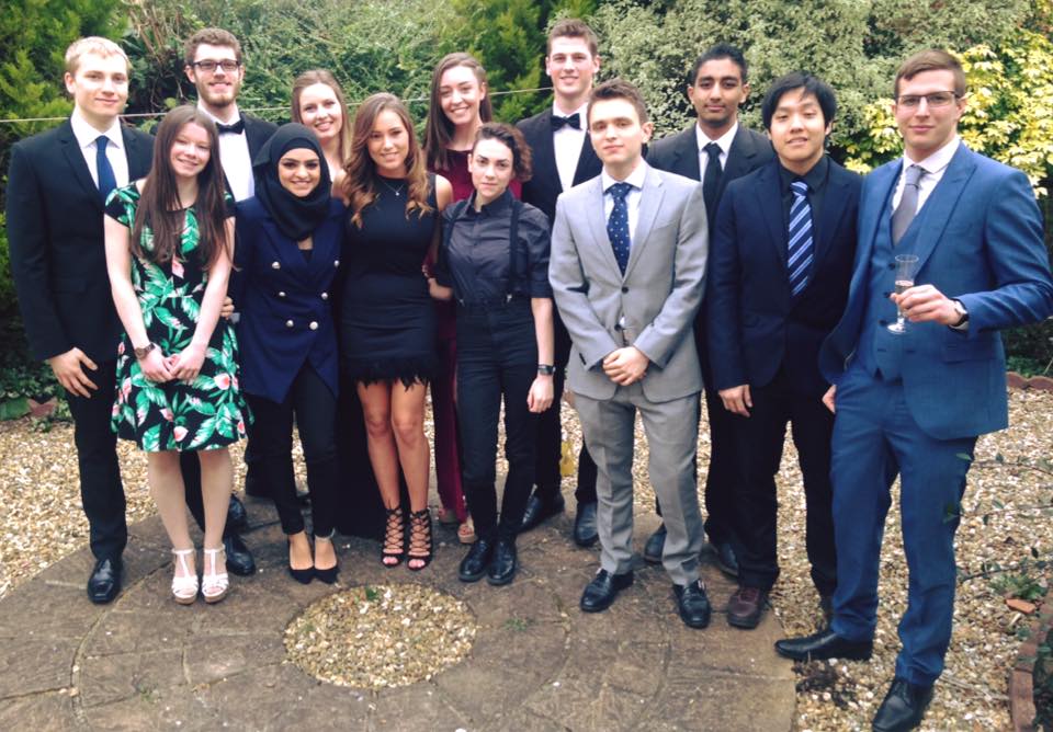 Us looking dapper on our way to colours ball