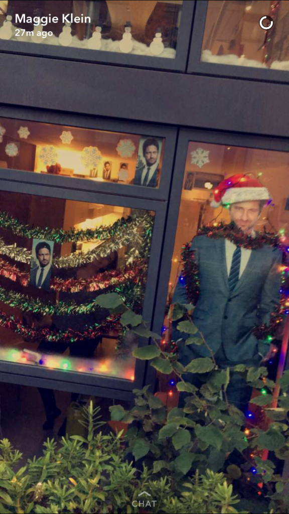 he even has his own hat!