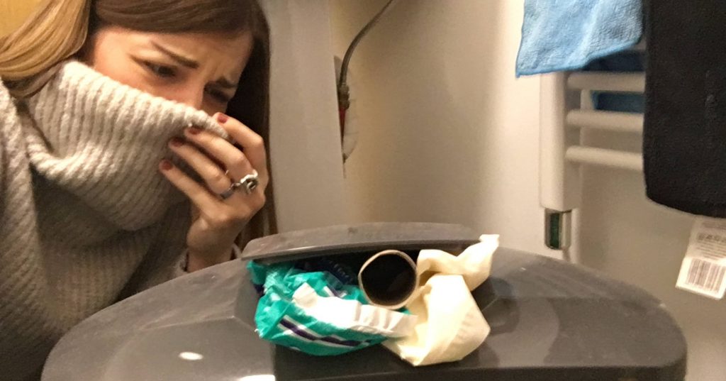 Royal Holloway sanitary bins were only emptied once last term