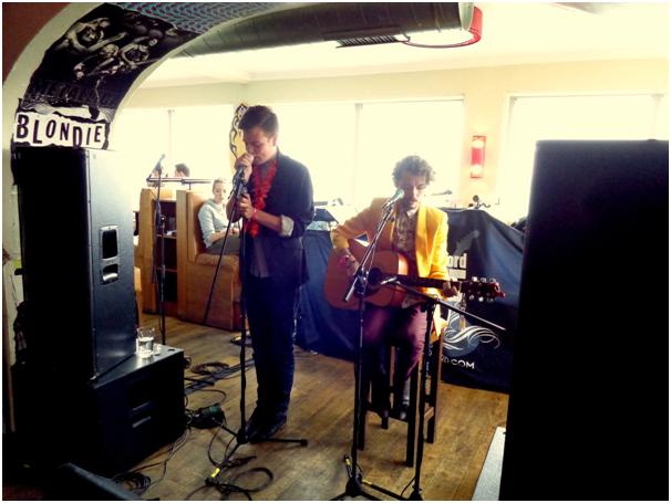 Performing on the Bedford Live stage at Belushi's