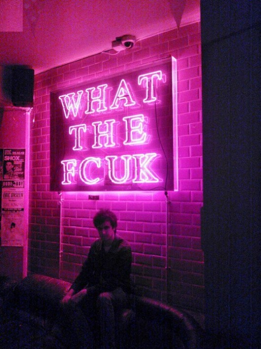 Buffalo's infamous neon sign doesn't please everyone (slightly edited)...