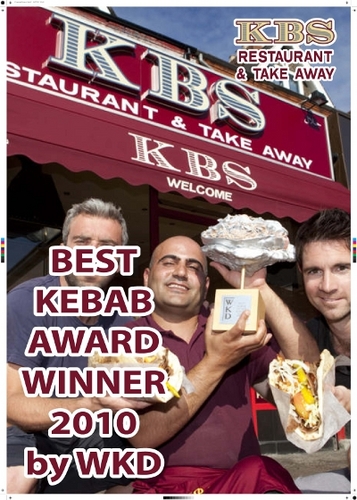 Sorry Mama's - but KBS's "award-winning"kebabs make the shortlist.