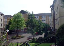 the student was followed through the gate of her hall of residence