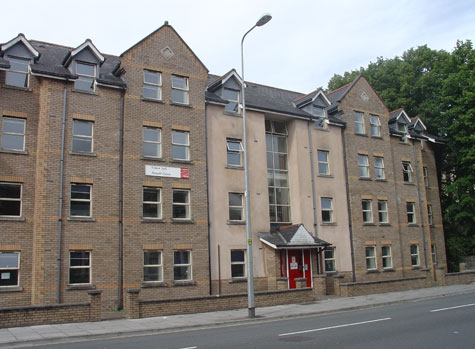 Colum Hall, one of Cardiff University’s student accommodations.