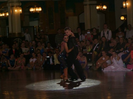 Escolme and Baker dancing
