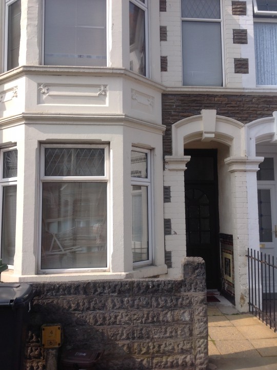 The property where the raid took place.