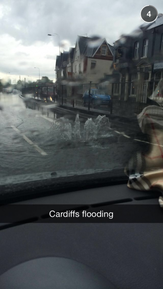 A fairly standard Snapchat to receive from Cardiff.