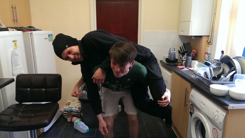 My friends take the piss because I can't squat at Ollie