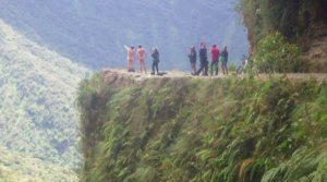 Spotted taking a selfie of the ‘great views’ on Matchu Pitchu
