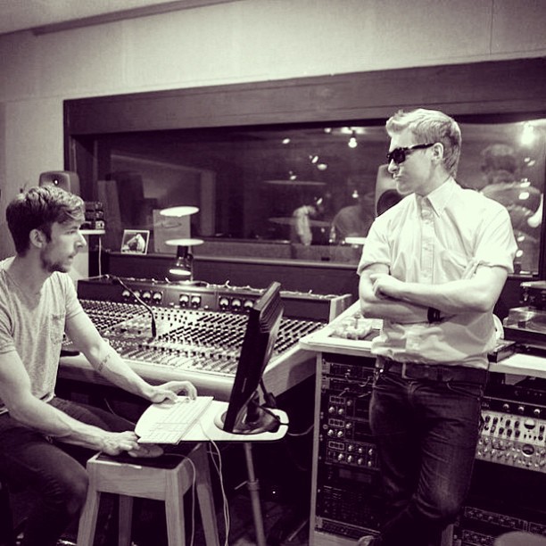 The sunglasses-indoors combo is best saved for studio sessions