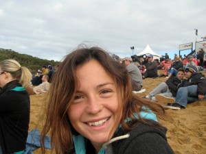 Inquest into the death of Georgie Ford 23, who was killed by a cliff rockfall was having a beach picnic to celebrate finishing her exams. Pictured here is Georgie Ford. © WALES NEWS SERVICE