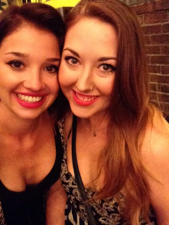 Bronwen (right) and Hattie (left)
