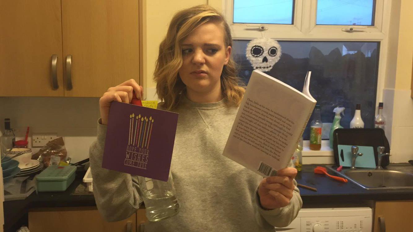 Who wants books when they can have booze?