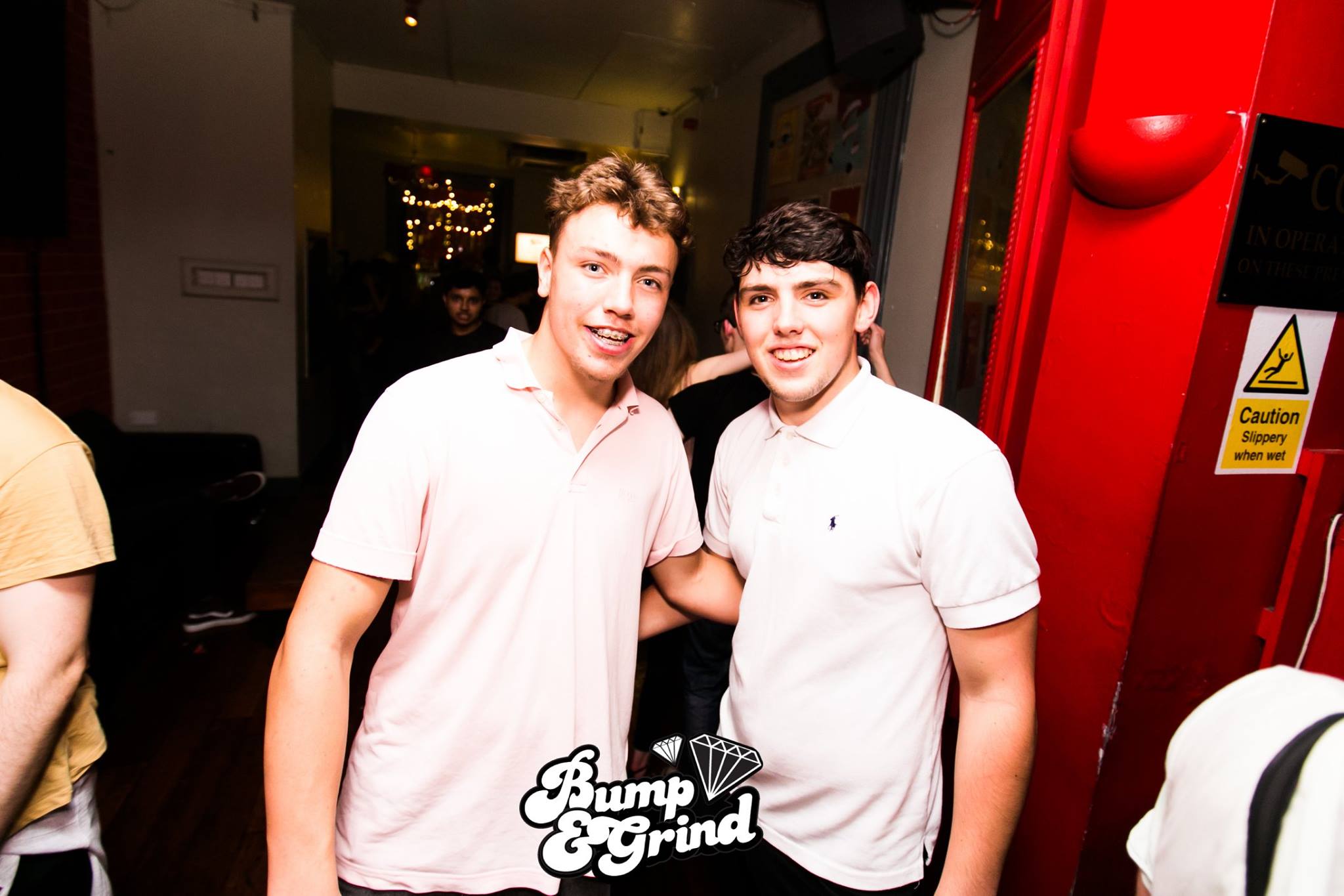 one did up their collar so they'd look different