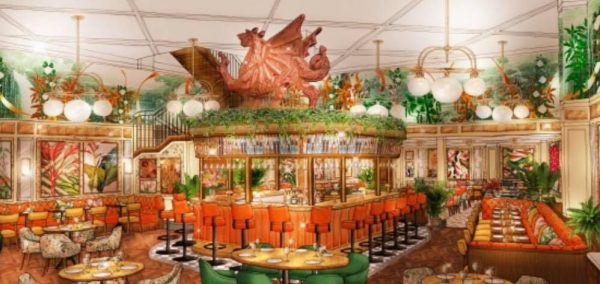 Image may contain: Housing, Cafeteria, Altar, Architecture, Building, Church, Food, Meal, Restaurant