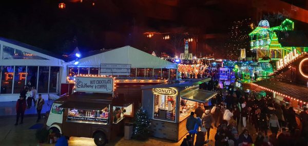 Image may contain: Downtown, Interior Design, Indoors, Shop, Bazaar, Market, Lighting, Kiosk, Metropolis, Urban, Building, City, Town, Human, Person