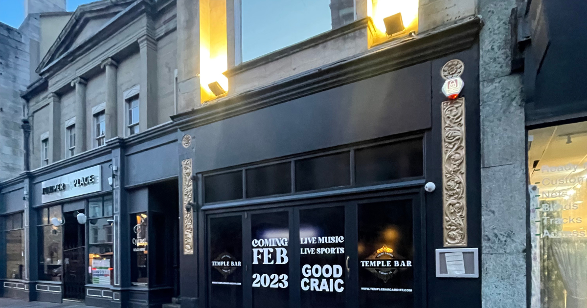 A 'Temple Bar' themed Irish pub is opening in Cardiff next month