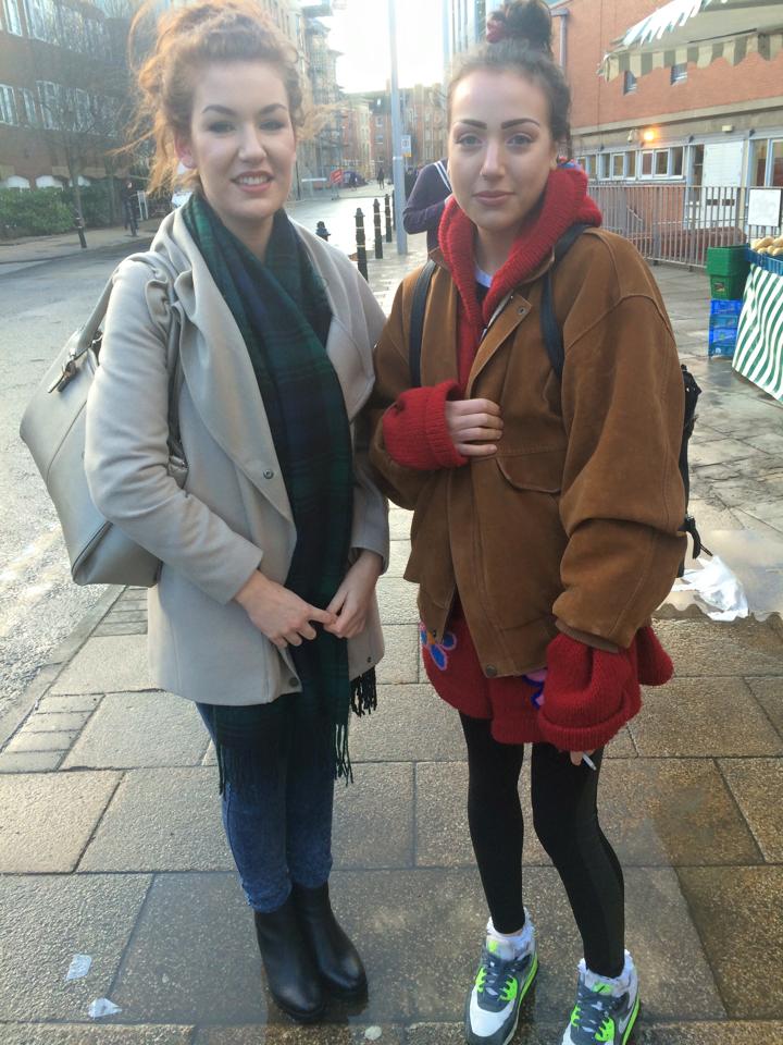 Hannah, Fashion Management and Abbie, Marketing