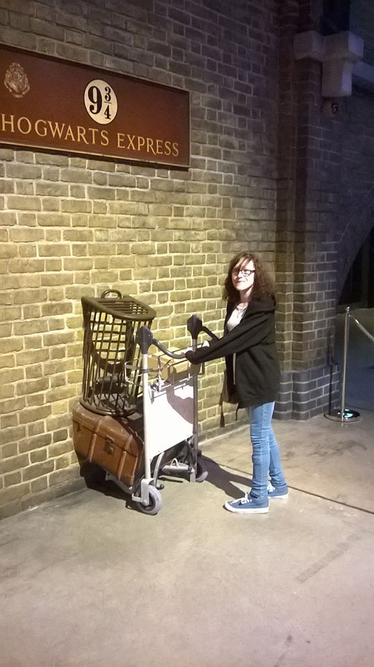 At the Harry Potter Tour in Watford, before coming to Trent