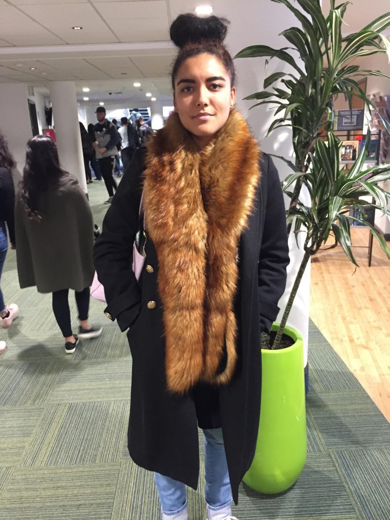 Laura Power, Branding Masters. Coat is from River Island and fur scarf is Miss Selfridge