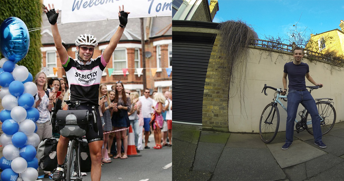 Loughborough fresher cycles around the globe