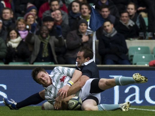 Joy - the peak of the day for Cambridge, as we score in the first half.
