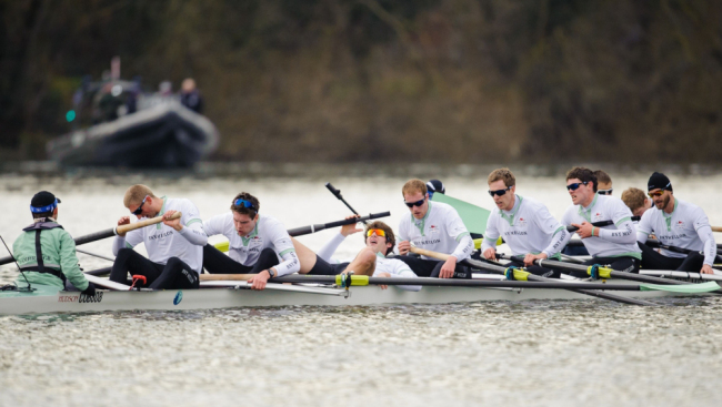 Cambridge's crew were horrified at the bad language.