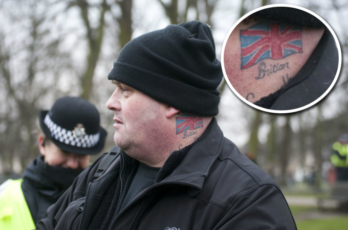 Pride of 'Britian': this man must really love his country