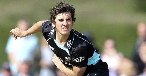 First Class: Ansari in action for Surrey