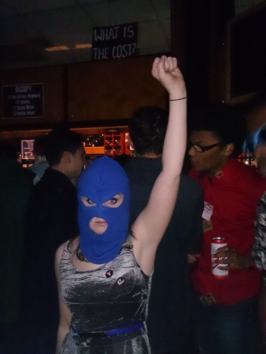 The bar itself recently hosted a bop themed 'Occupy'