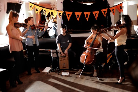Cosmopolitan Quartet opening the night